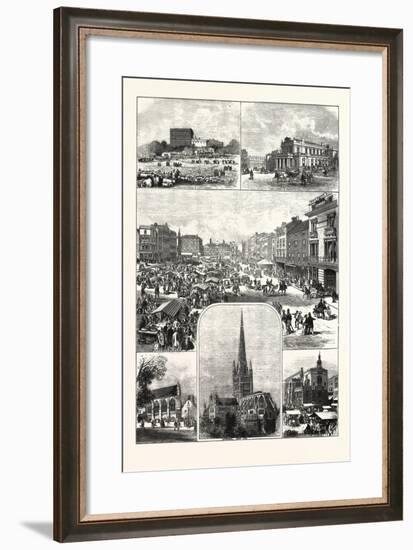 The City of Norwich, 1876, UK-null-Framed Giclee Print