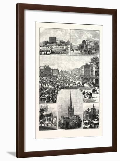 The City of Norwich, 1876, UK-null-Framed Giclee Print