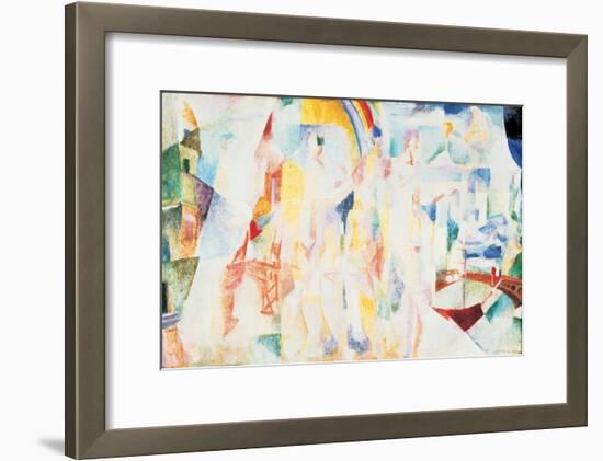 The City of Paris, 1911-Robert Delaunay-Framed Giclee Print