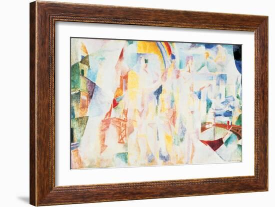 The City of Paris, 1911-Robert Delaunay-Framed Giclee Print