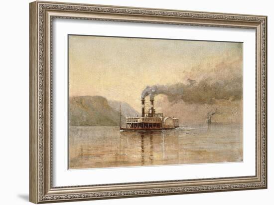 The City of Saint Paul, Dubuque, C.1866-Alfred Thompson Bricher-Framed Giclee Print