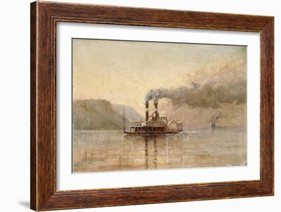 The City of Saint Paul, Dubuque, C.1866-Alfred Thompson Bricher-Framed Giclee Print