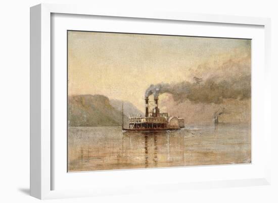 The City of Saint Paul, Dubuque, C.1866-Alfred Thompson Bricher-Framed Giclee Print