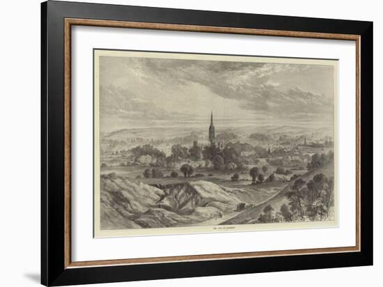 The City of Salisbury-Samuel Read-Framed Giclee Print