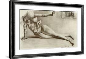 The City of the Drawers-Salvador Dalí-Framed Art Print