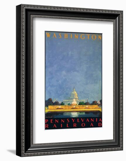 The City of Washington-null-Framed Art Print