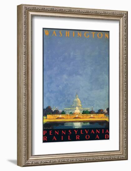 The City of Washington-null-Framed Art Print