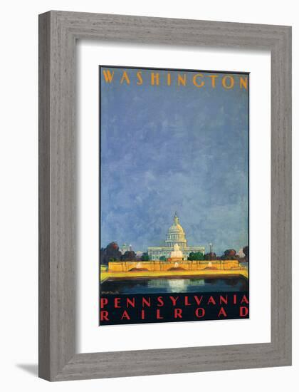 The City of Washington-null-Framed Art Print