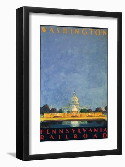 The City of Washington-null-Framed Art Print