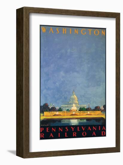 The City of Washington-null-Framed Art Print