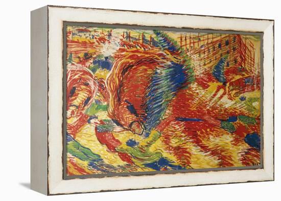 The City Rises-Umberto Boccioni-Framed Premier Image Canvas