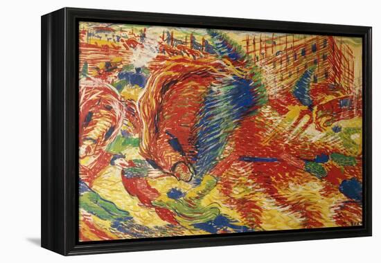 The City Rises-Umberto Boccioni-Framed Premier Image Canvas