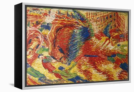 The City Rises-Umberto Boccioni-Framed Premier Image Canvas