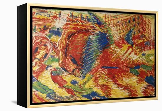 The City Rises-Umberto Boccioni-Framed Premier Image Canvas