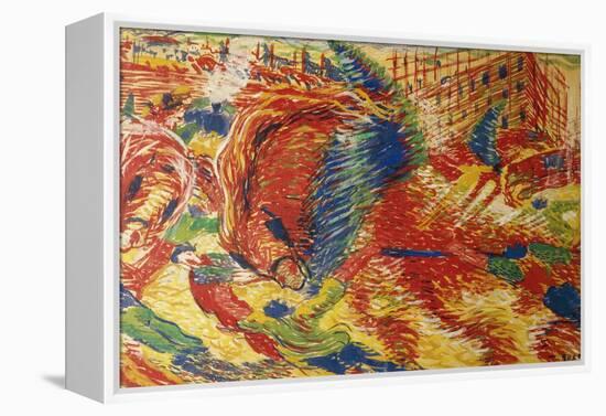 The City Rises-Umberto Boccioni-Framed Premier Image Canvas