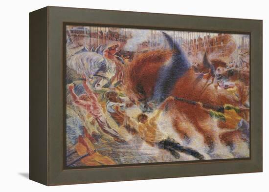 The City Rises-Umberto Boccioni-Framed Premier Image Canvas