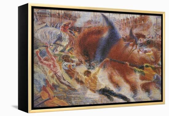 The City Rises-Umberto Boccioni-Framed Premier Image Canvas