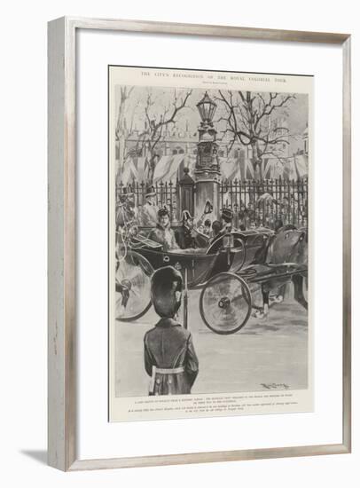 The City's Recognition of the Royal Colonial Tour-Ralph Cleaver-Framed Giclee Print