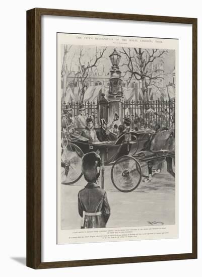 The City's Recognition of the Royal Colonial Tour-Ralph Cleaver-Framed Giclee Print