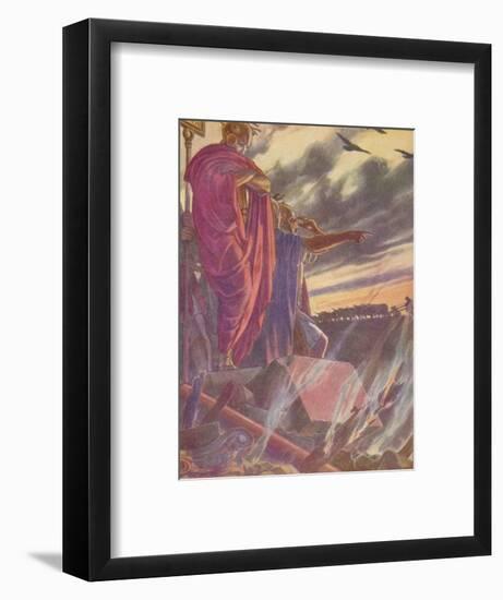 'The city was given to the flames', 1912 (1912)-Unknown-Framed Giclee Print