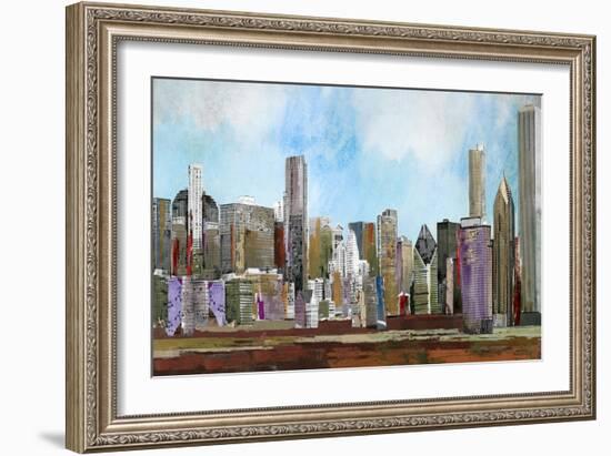 The City-Anna Polanski-Framed Art Print