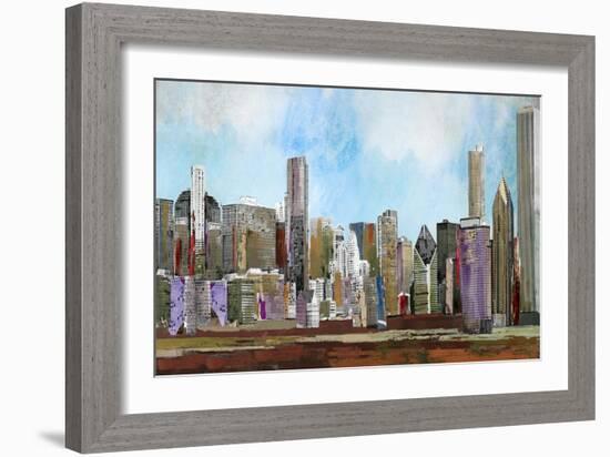 The City-Anna Polanski-Framed Art Print