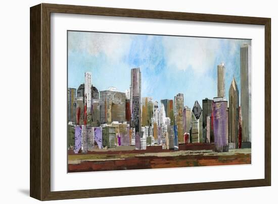 The City-Anna Polanski-Framed Art Print