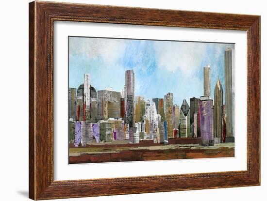 The City-Anna Polanski-Framed Art Print