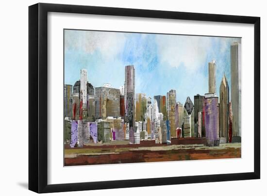 The City-Anna Polanski-Framed Art Print