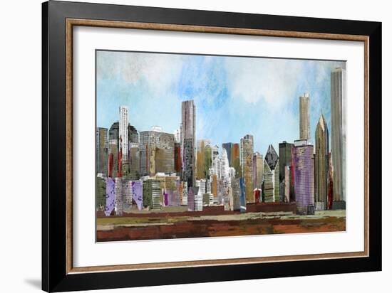 The City-Anna Polanski-Framed Art Print