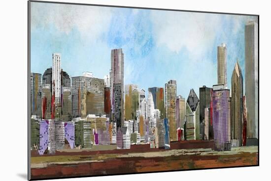 The City-Anna Polanski-Mounted Art Print