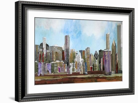 The City-Anna Polanski-Framed Art Print