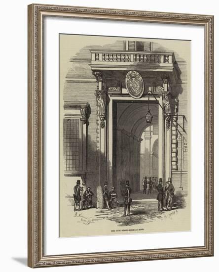 The Civic Guard-House at Rome-null-Framed Giclee Print