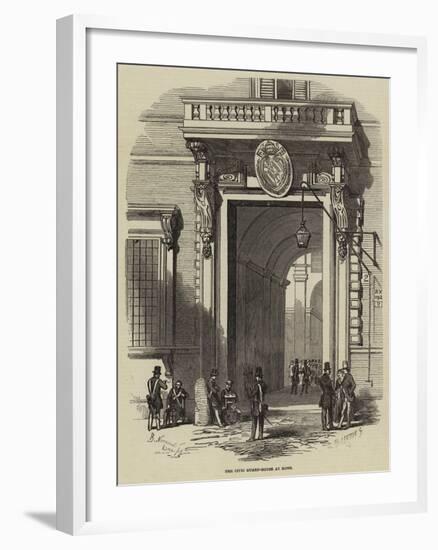 The Civic Guard-House at Rome-null-Framed Giclee Print