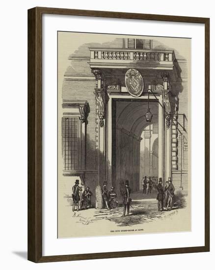 The Civic Guard-House at Rome-null-Framed Giclee Print