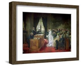 The Civil Marriage, 1881-Henri Gervex-Framed Giclee Print