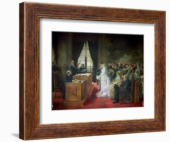 The Civil Marriage, 1881-Henri Gervex-Framed Giclee Print