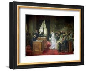 The Civil Marriage, 1881-Henri Gervex-Framed Giclee Print