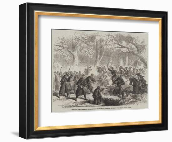 The Civil War in America, Skirmish Near Fall's Church, Virginia-null-Framed Giclee Print