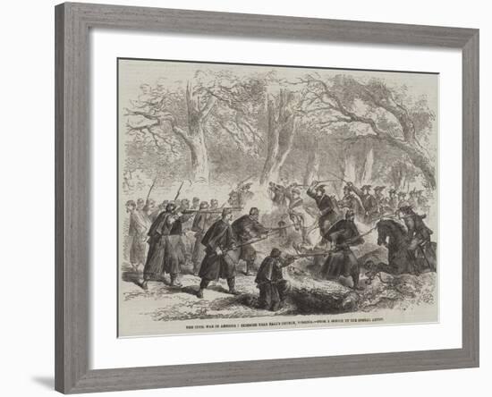 The Civil War in America, Skirmish Near Fall's Church, Virginia-null-Framed Giclee Print