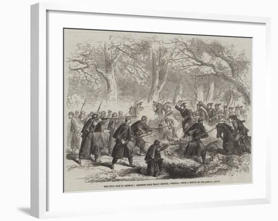 The Civil War in America, Skirmish Near Fall's Church, Virginia-null-Framed Giclee Print