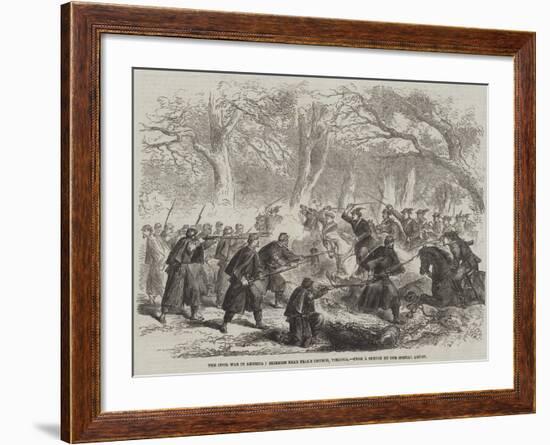 The Civil War in America, Skirmish Near Fall's Church, Virginia-null-Framed Giclee Print