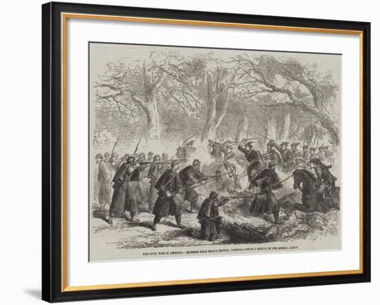 The Civil War in America, Skirmish Near Fall's Church, Virginia-null-Framed Giclee Print