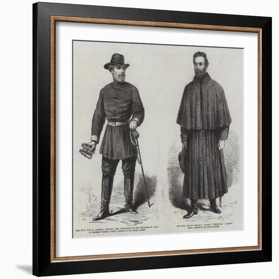 The Civil War in America-Frank Watkins-Framed Giclee Print