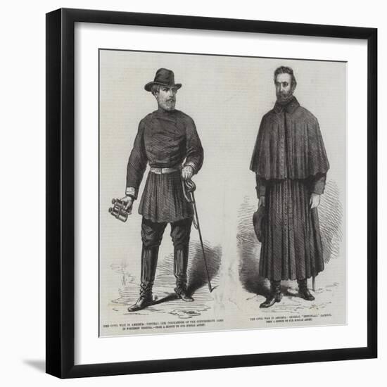 The Civil War in America-Frank Watkins-Framed Giclee Print