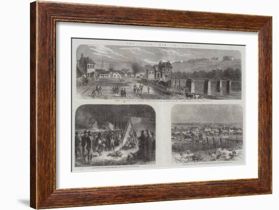 The Civil War in America-null-Framed Giclee Print