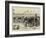 The Civil War in Japan, Embarking Cavalry at the Custom-House, Yokohama-null-Framed Giclee Print