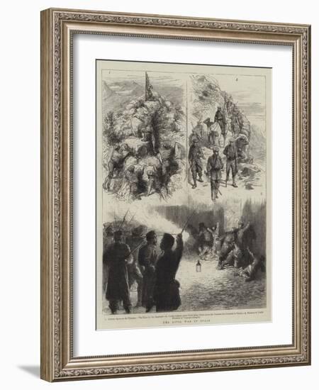 The Civil War in Spain-Godefroy Durand-Framed Giclee Print