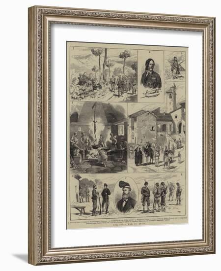 The Civil War in Spain-Joseph Nash-Framed Giclee Print