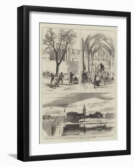 The Civil War in Spain-null-Framed Giclee Print